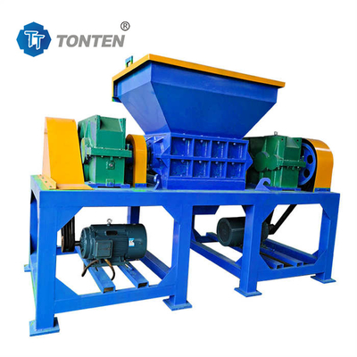 প্লাস্টিক Shredder যন্ত্রপাতি ধাতু কাঠ ডাবল শ্যাফ্ট Shredder মেশিন
