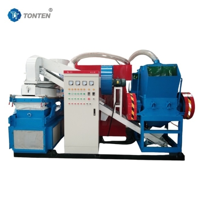 স্ক্র্যাপ ক্যাবল তামা তারের Granulator পুনর্ব্যবহার লাইন তামা চাল মেশিন