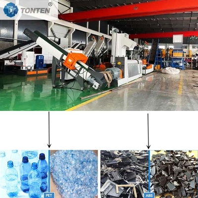 OEM প্লাস্টিক বর্জ্য পুনর্ব্যবহার কারখানা পিপি পিই ফিল্ম এলডিপি ওয়াশিং প্ল্যান্ট ক্রাশার লাইন