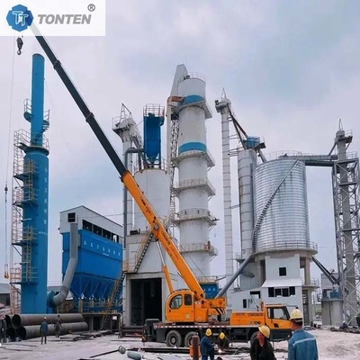 কাস্টমাইজড সিমেন্ট ক্যালম উল্লম্ব শ্যাফ্ট চুল্লি সক্রিয় ক্যালম চুল্লি উত্পাদন লাইন