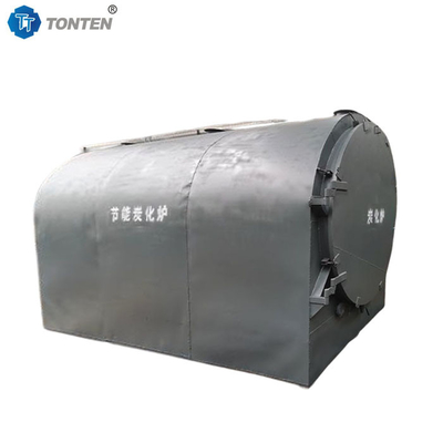নারকেল শেল Sawdust ক্রমাগত অনুভূমিক কার্বনাইজেশন চুল্লি মেশিন