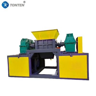 ডাবল শ্যাফ্ট কার টায়ার ধাতু Shredder মেশিন দুই শ্যাফ্ট Shredder