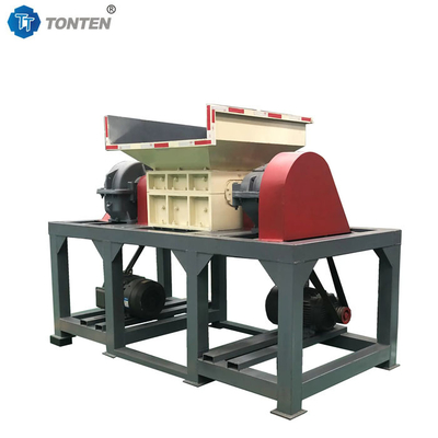 ডাবল শ্যাফ্ট কার টায়ার ধাতু Shredder মেশিন দুই শ্যাফ্ট Shredder