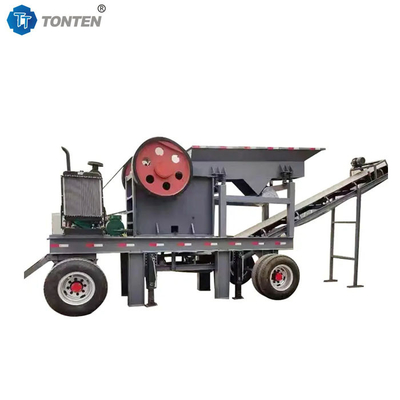 খনিজ পাথর চোয়াল Crusher মেশিন খনি Crusher পোর্টেবল প্রকার
