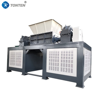 মাল্টিফাংশনাল ডাবল শ্যাফ্ট Shredder খড় ধাতু Crusher মেশিন