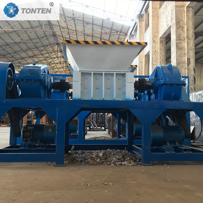 প্লাস্টিকের স্ট্রো আসবাবপত্র সোফা Shredder Shredding মেশিন ডাবল শ্যাফ্ট Shredder