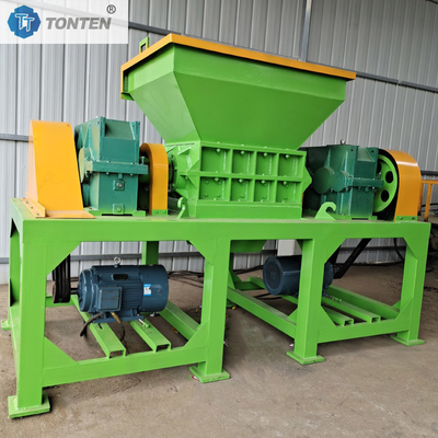 স্ক্র্যাপ মেটাল টায়ার Shredder মিনি মেটাল কাগজ আবর্জনা Shredding মেশিন
