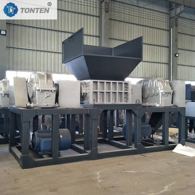 প্লাস্টিকের স্ট্রো আসবাবপত্র সোফা Shredder Shredding মেশিন ডাবল শ্যাফ্ট Shredder
