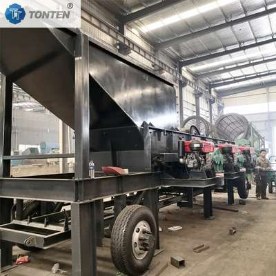 মাটি পাথর বিভাজক কাদা বালি স্ল্যাড বিভাজক মেশিন conveyor সঙ্গে