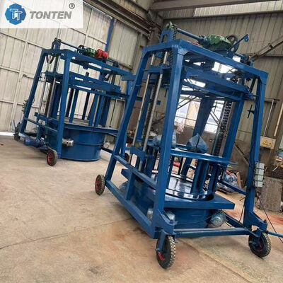 Mobile Type Concrete Manhole Ring And Pipe Brick Making Machine For Water Conservancy Projects