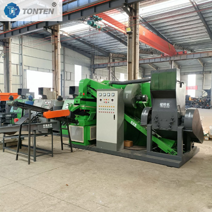 তামা প্লাস্টিক বিচ্ছেদ পুনর্ব্যবহার তামা তারের Granulator মেশিন