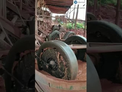 ভিজা লোহা খনি ডাবল হুইল গোল্ড গ্রিলিং মেশিন বারাইট কোয়ার্টজ গ্রিলিং মেশিন