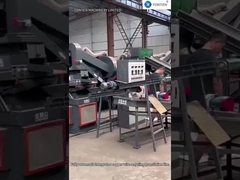 ইলেকট্রিক স্ক্র্যাপ কপার ওয়্যার রিসাইক্লিং মেশিন কপার ওয়্যার গ্রানুলেটর লাইন